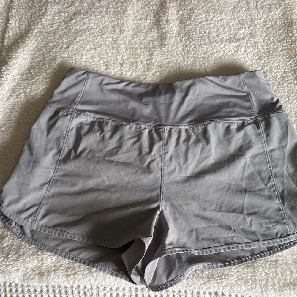 Reebok Women's Athletic Shorts in Light Gray